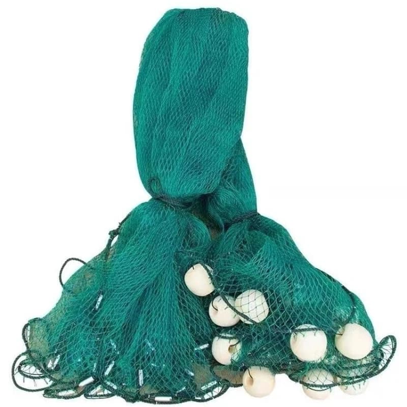 5m-50m 3 Dito Maglia Monofilamento Gill Forte Rete da pesca con galleggiante Trappola per pesci Rede De Pesca Rete da pesca in nylon Accessori Strumenti