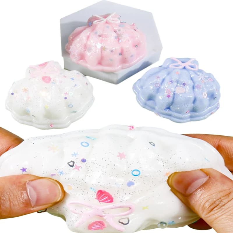 Giocattolo Antistress a Forma di Torta Simulata in Maltosio, Palla a Lenta Risposta per Alleviare lo Stress, Regalo per Adulti e Bambini