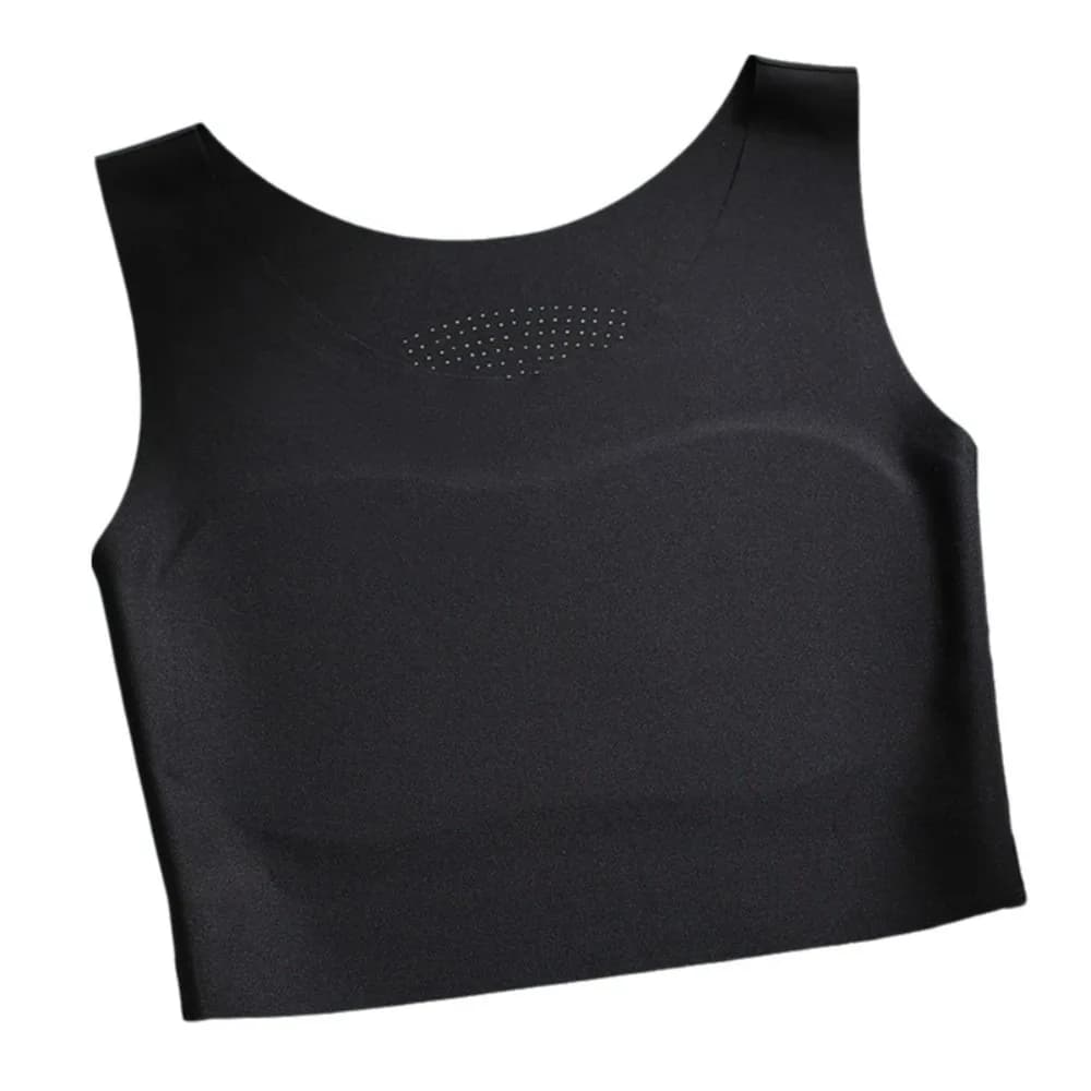 S/M/L/XL/XXL Underwear for chest binding Ice silk material Fixed cup Liquid background Soft steel ring Style without backrest