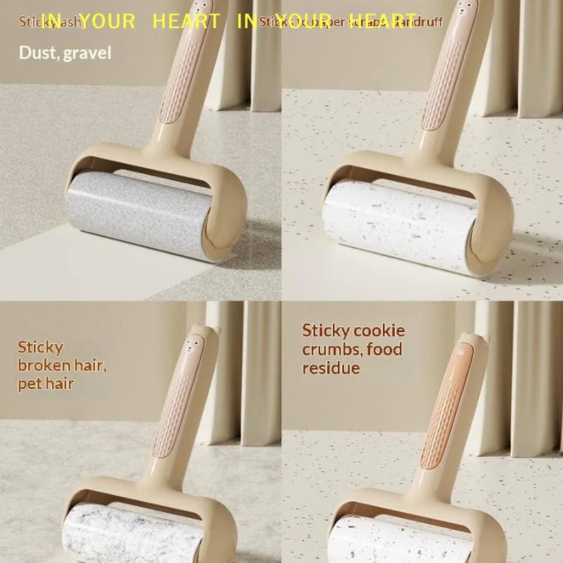 【X】Pet Hair Lint Roller Strong Stickiness 10cm Widened Design Removes Cat Dog Fur