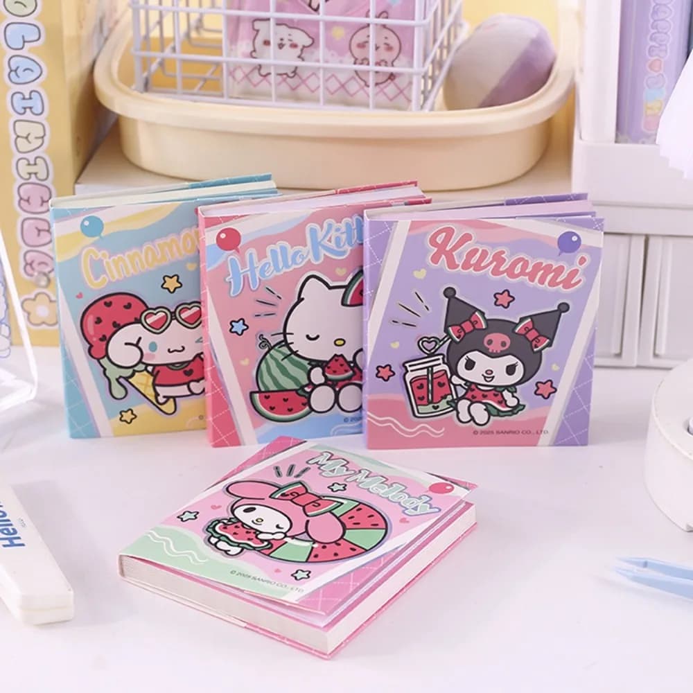 Mini taccuino casual Sanrio Diario tascabile giapponese Hello Kitty Pagine colorate Agenda portatile per note veloci e uso quotidiano