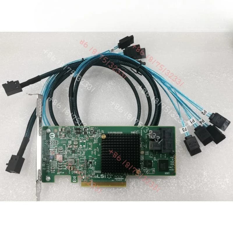 LSI 9300‑8i SAS HBA Card 12Gbps IT Mode PCIe3.0 x8 SAS3008 Controller For ZFS FreeNAS UnRAID NAS Storage Server