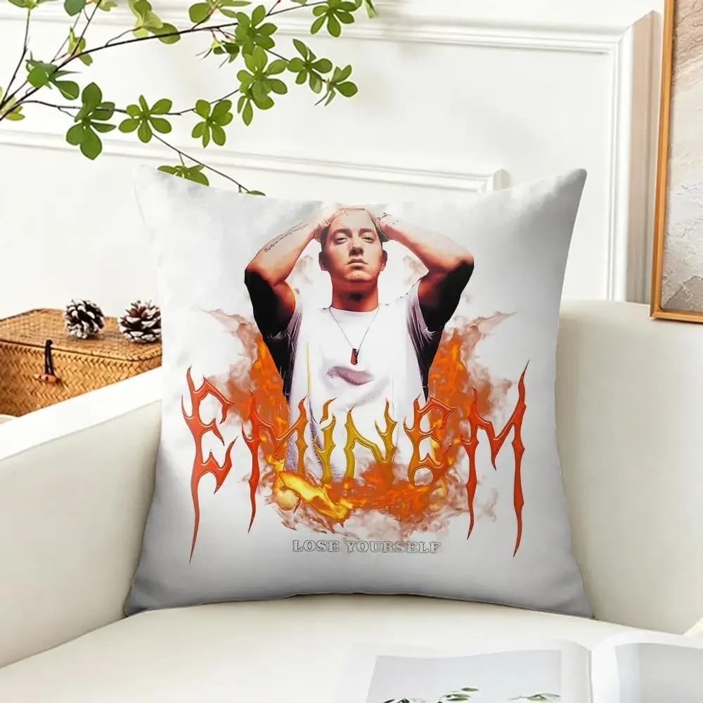 E-Eminem Cushion Cover: comode fodere per cuscini, federe, cuscini per divano, decorazioni per la casa calde e uniche, federe.