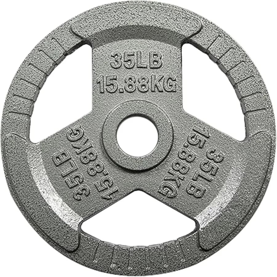 2 inch cast iron weight plate Fitvids for strength training Lifting Home Gym Durable and reliable performance with Multipl