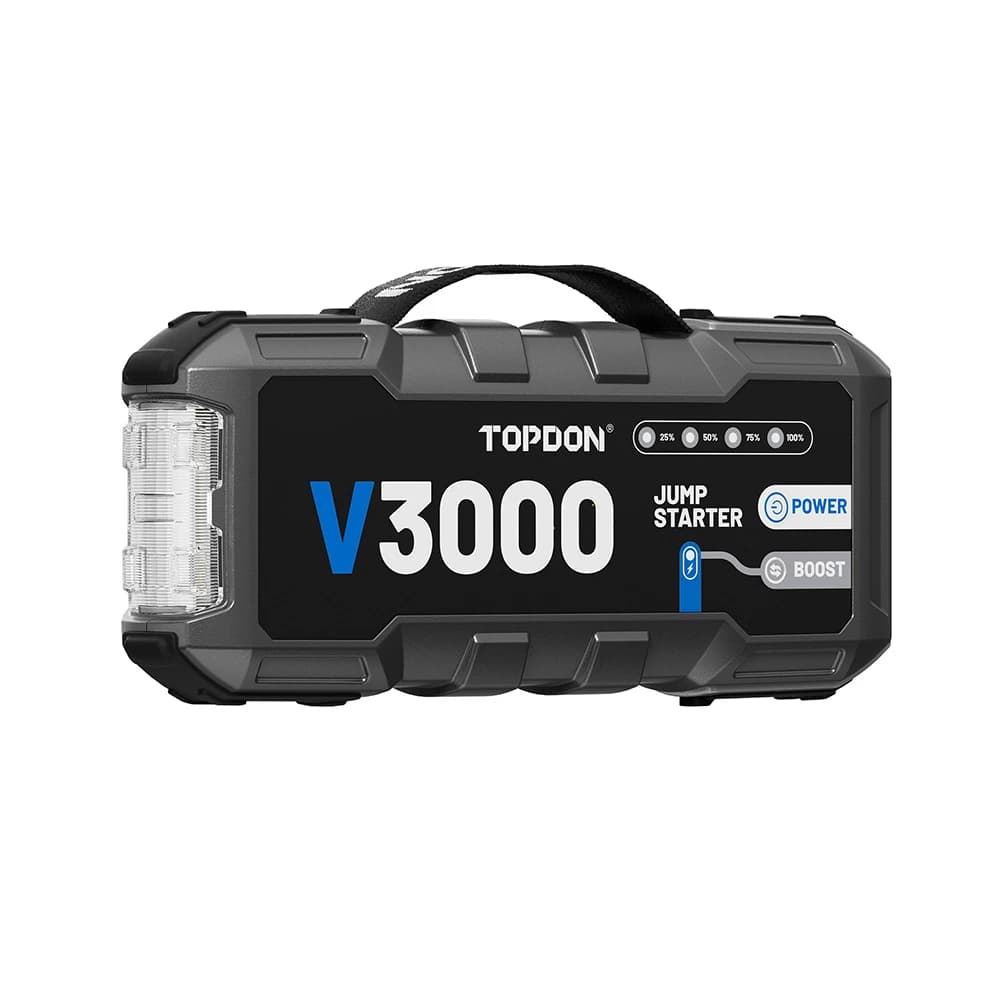 TOPDON V3000 Jump Starter 12V 3000 Peak Amp 24000mah Power Bank Auto Moto Camion Batteria per auto Jump Starter Power Bank