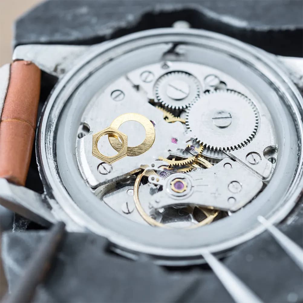 Kit di Ricambio 20 Pezzi Dadi e Rondelle per Orologio da Parete al Quarzo, Componenti e Accessori per Riparazione Orologi Fai da Te