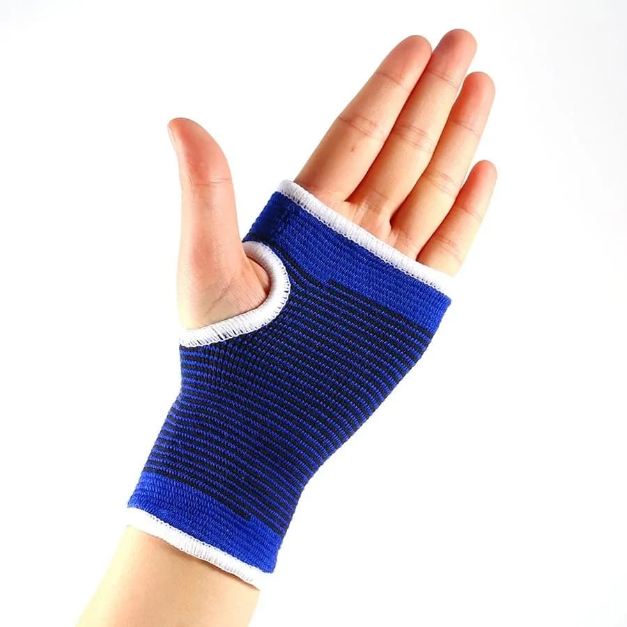 2Pc Elastic Wrist Hand Support Glove Sport Gym Palm Wrap Protector Breathable Bandage Tendonitis Arthritis Carpal Tunnel Fitness
