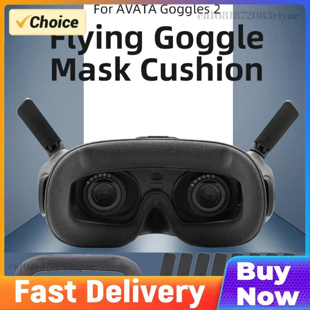 Cuscinetto in spugna per occhiali DJI AVATA 2, comodo cuscinetto per maschera oculare per occhiali da volo, anti-perdita di luce, accessori per il viso