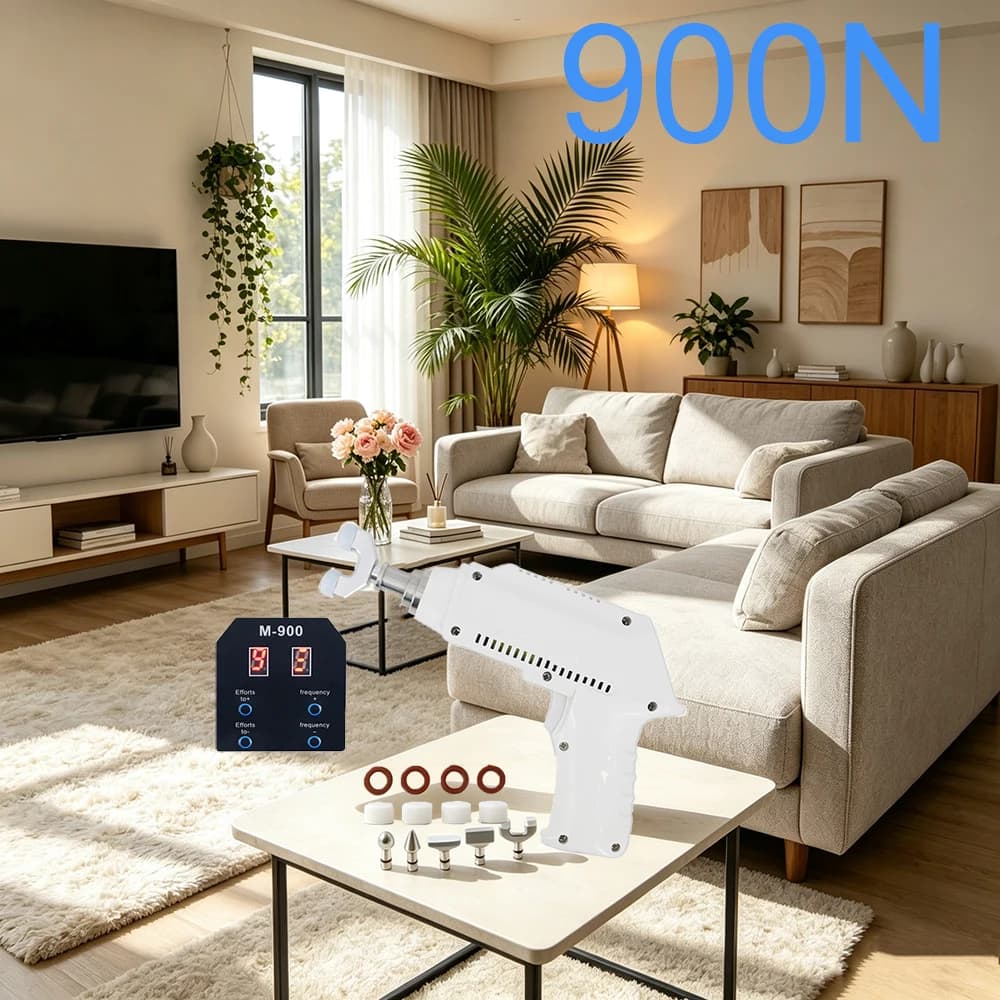 Electric Chiropractic Adjusting Tools Spine Correction Massager Chiropractic Massage Gun 9 Levels 6 Heads Spine Therapy