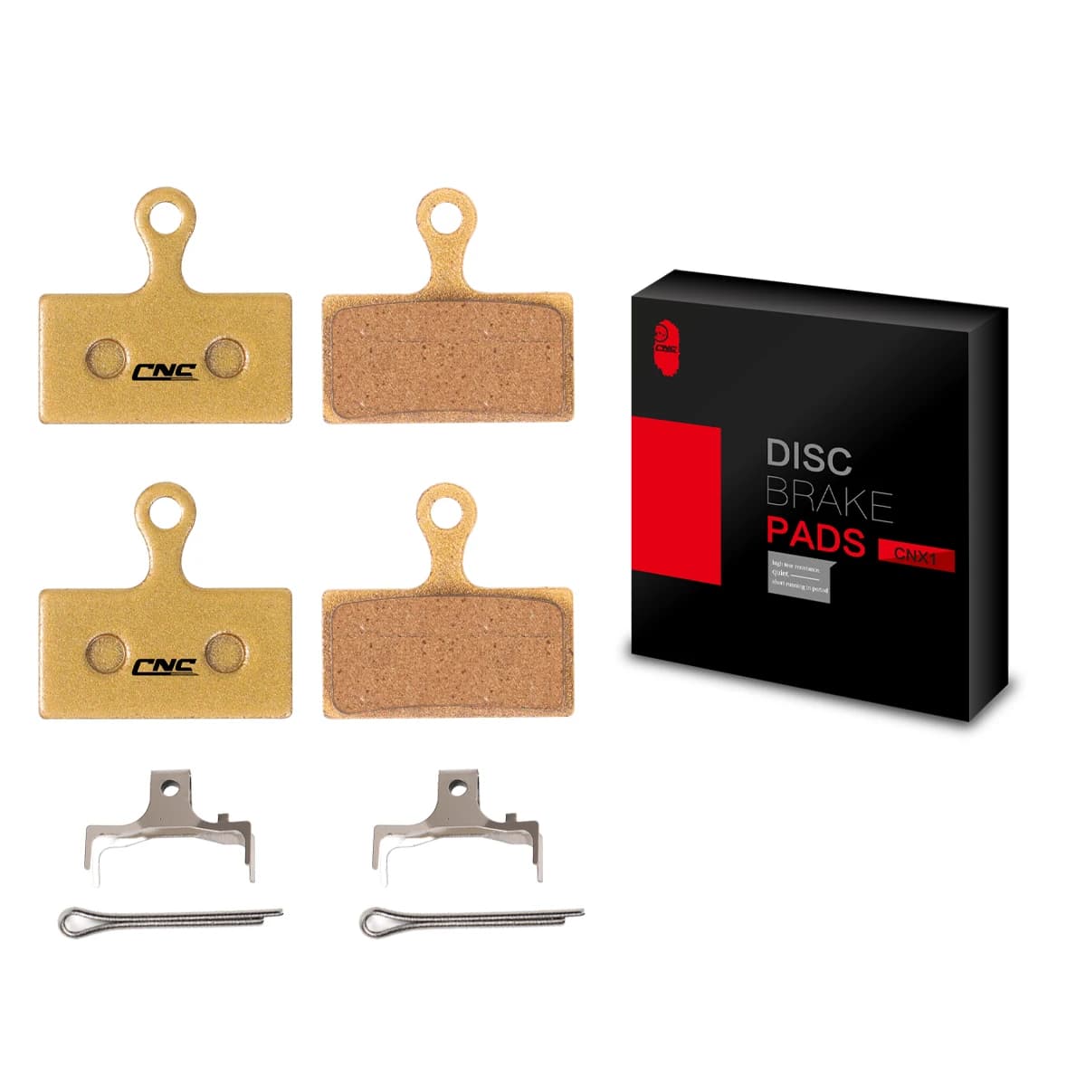 Pastiglie freno bicicletta SUNTNUR per SHIMANO G01S G05S-RX Pastiglie freno sinterizzate/resina/ceramica 2 paia