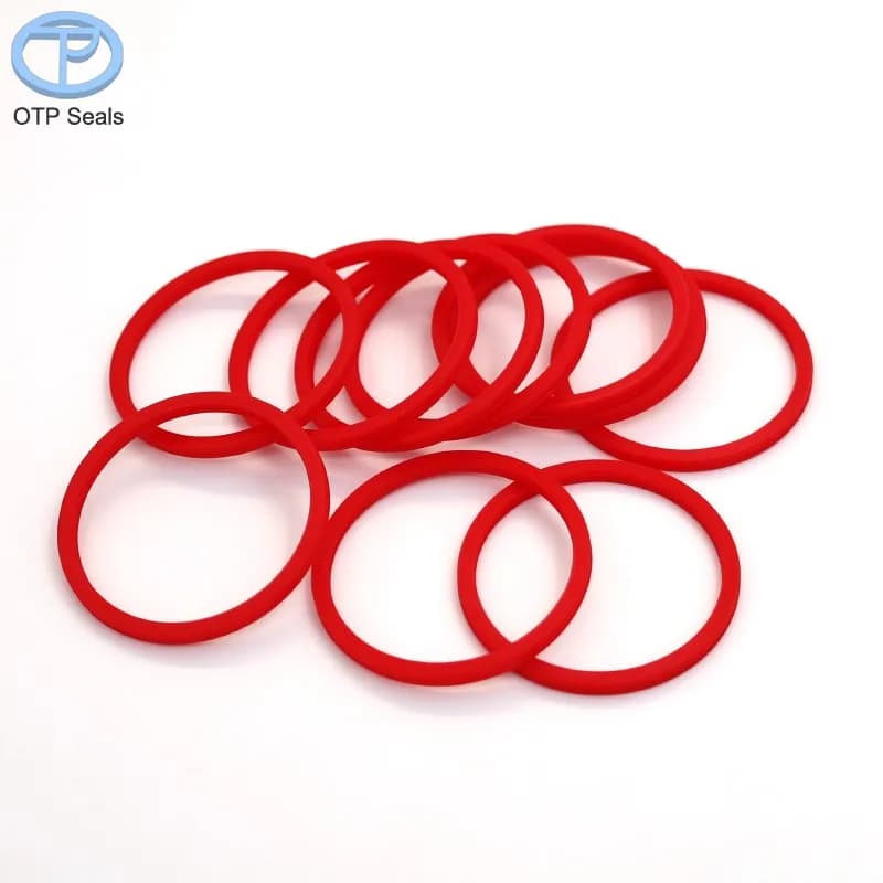 PU ring seal for handlebars, polyurethane, wear-resistant, for hydraulic systems, static seals, non-standard shape parts, customized in OTP factory