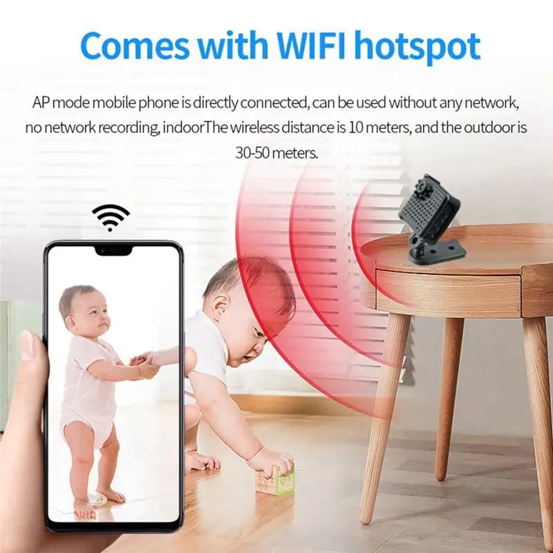Ottima W18 Wifi Mini telecamera HD 1080P Videocamere IP di sicurezza wireless domestica Registrazione video Telecamera di movimento senza scheda di memoria