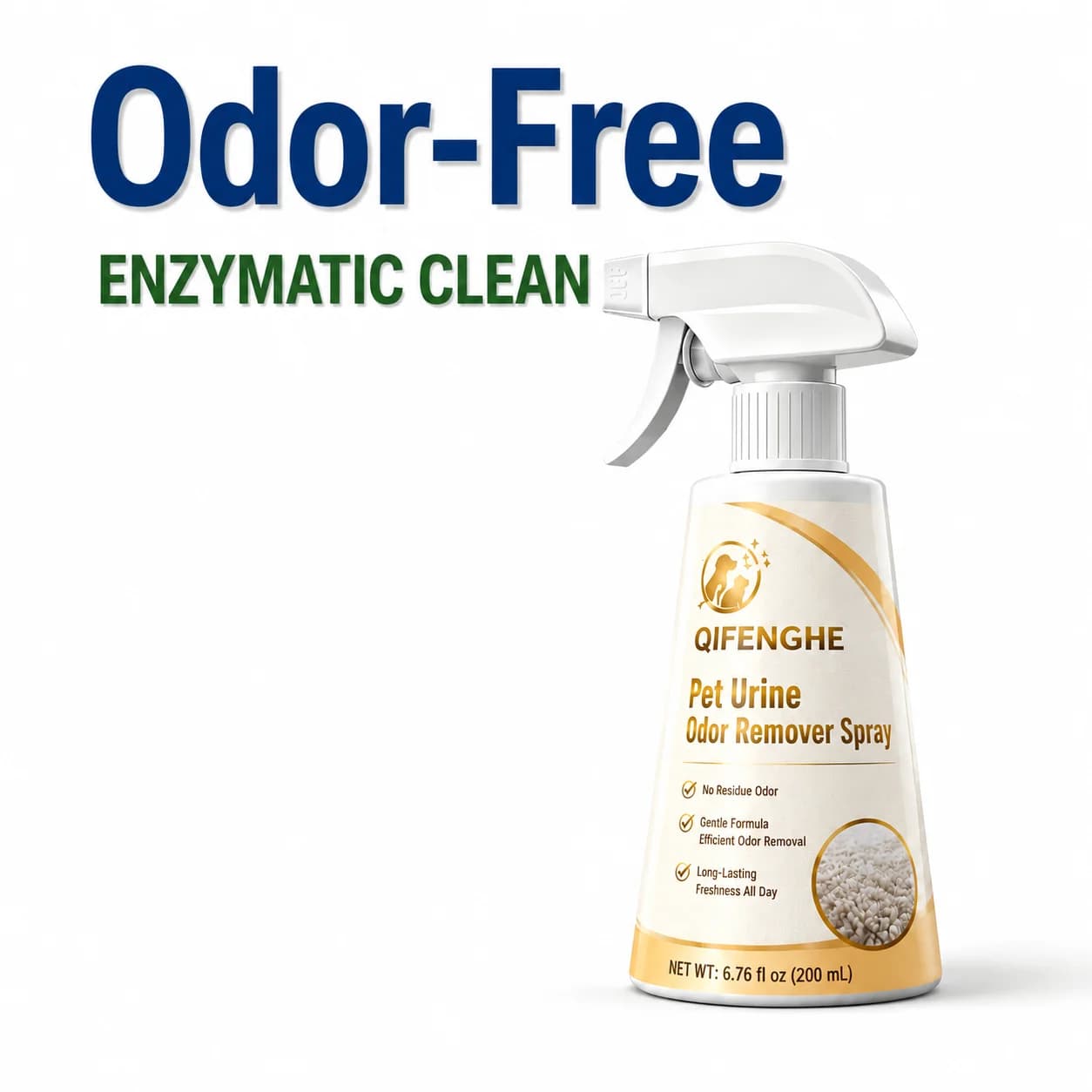 200ml Pet Odor Remover Spray Enzymatic Clean Dog Cat Urine Deodorizer Long Lasting Fresh