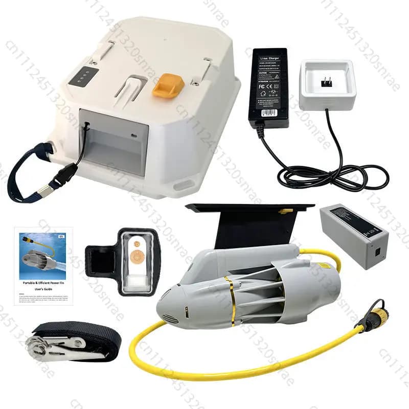 Electric surfboard shark fin motor for kayaking and stand-up paddle boards