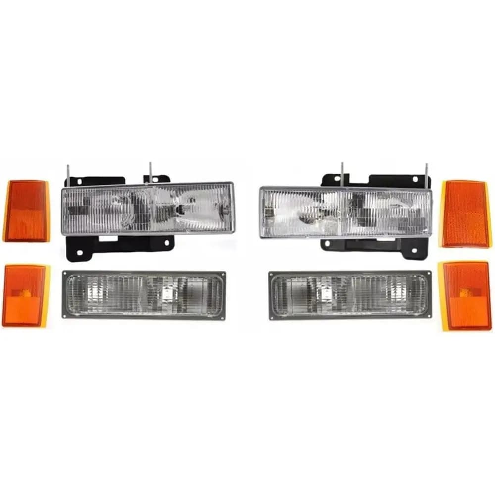 Fari anteriori per Chevy C/K1500 del 1990 1991 1992 1993