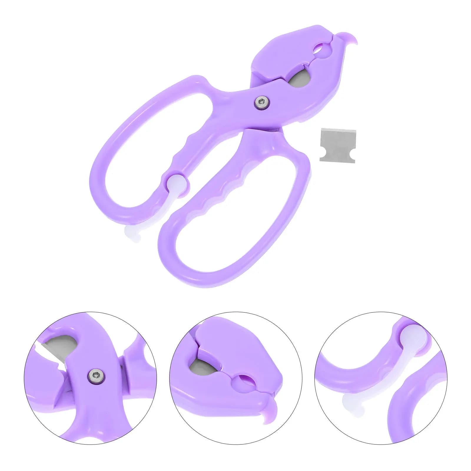 Tool for removing rose thorns, updated design with bounce, double function sharp shears for flowers and branches, compact for the garden