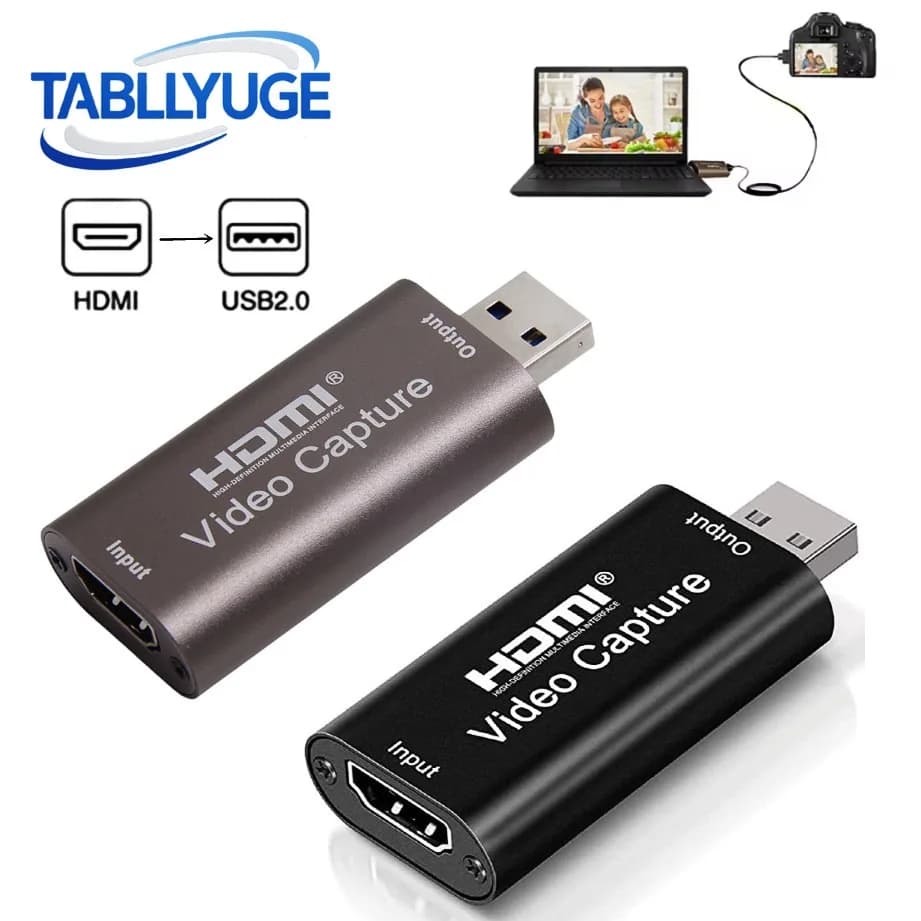 Scheda di acquisizione video USB 2.0 USB 2.0 Scatola di acquisizione video compatibile HDMI per PS4 DVD Camera Registrazione PC Streaming live