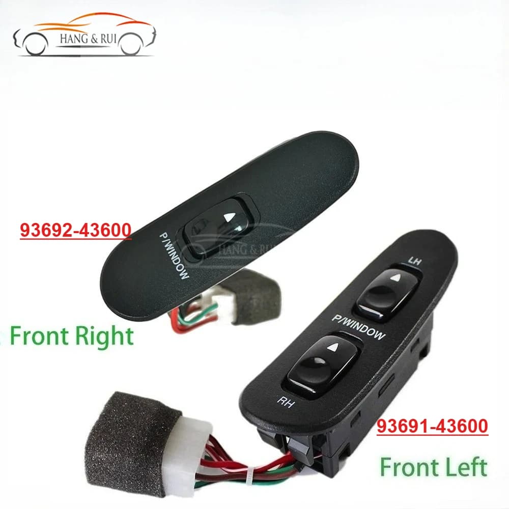 For Hyundai H100 Bus Kasten Front Left Right Power Window Switch Lifter Control Console Button Car Part 93691-43600 93692-43600