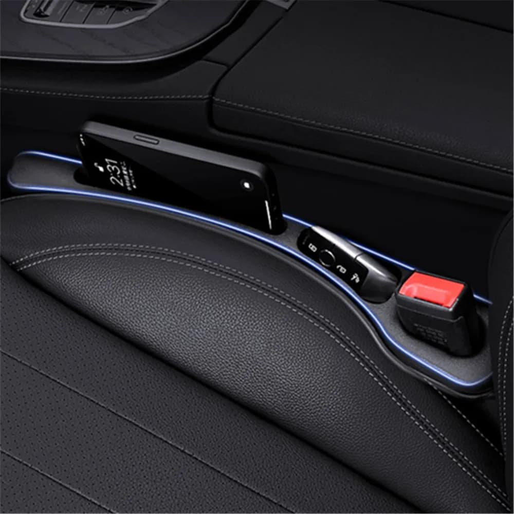 2X Car Seat Gap Filler Crevice Storage Box Bag Interior Decoration Accessories For Porsche Cayenne 955 957 958 Boxster Macan 95B