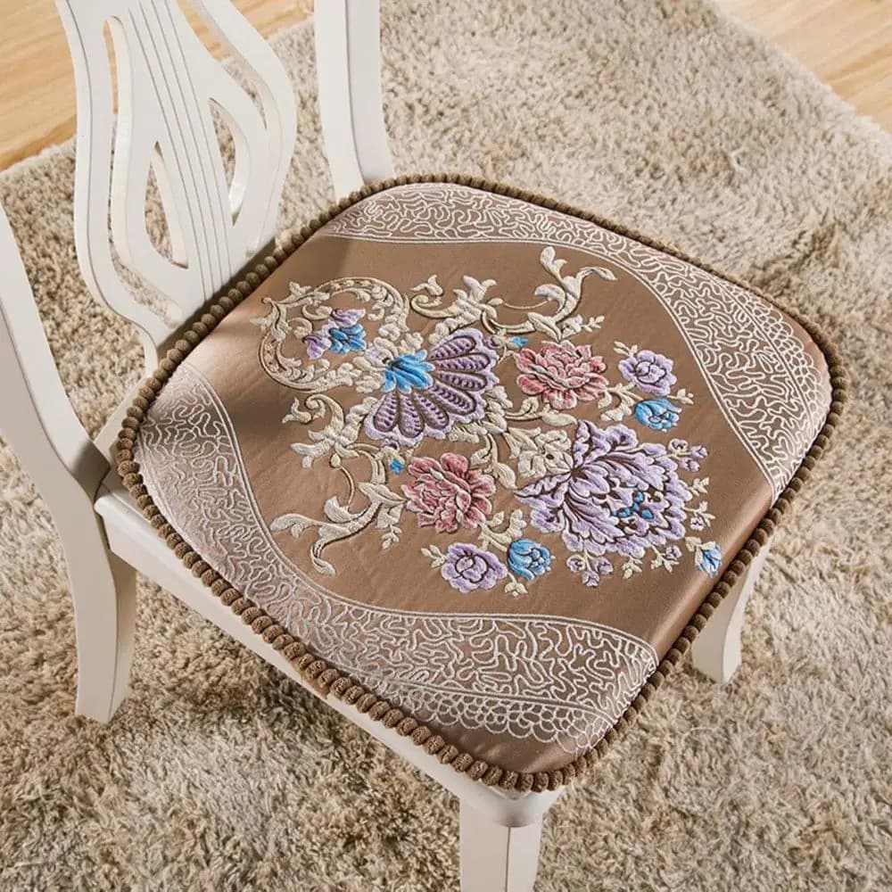 Set di Cuscini per Sedia a Dondolo, 1-6 Pezzi, Antiscivolo, Rivestimento Lavabile, 17x18