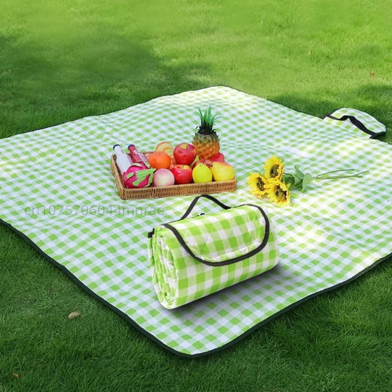 Outdoor Ultrasonic Picnic Mat, Thickened Waterproof and Moisture-proof Mat, Picnic Cloth, Beach Mat, Camping Mat