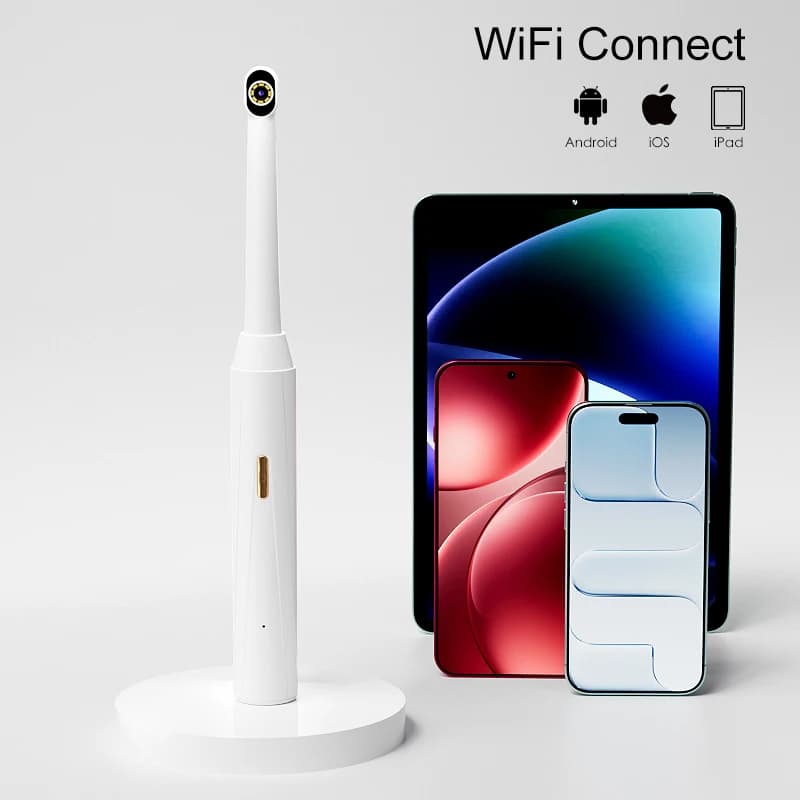 Portable WIFI Endoscope Wireless Inspection Periscope Digital Portable Camera 8 LED Photo acquisition for Android/iOS phones