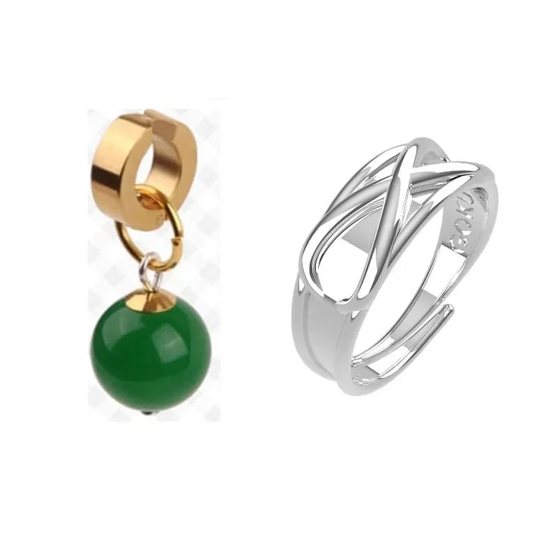 Vegetto Potara Earring Black Son Goku Zamasu Time Ring Cosplay Props Limited Collection Drop Shipping Support MNqeV