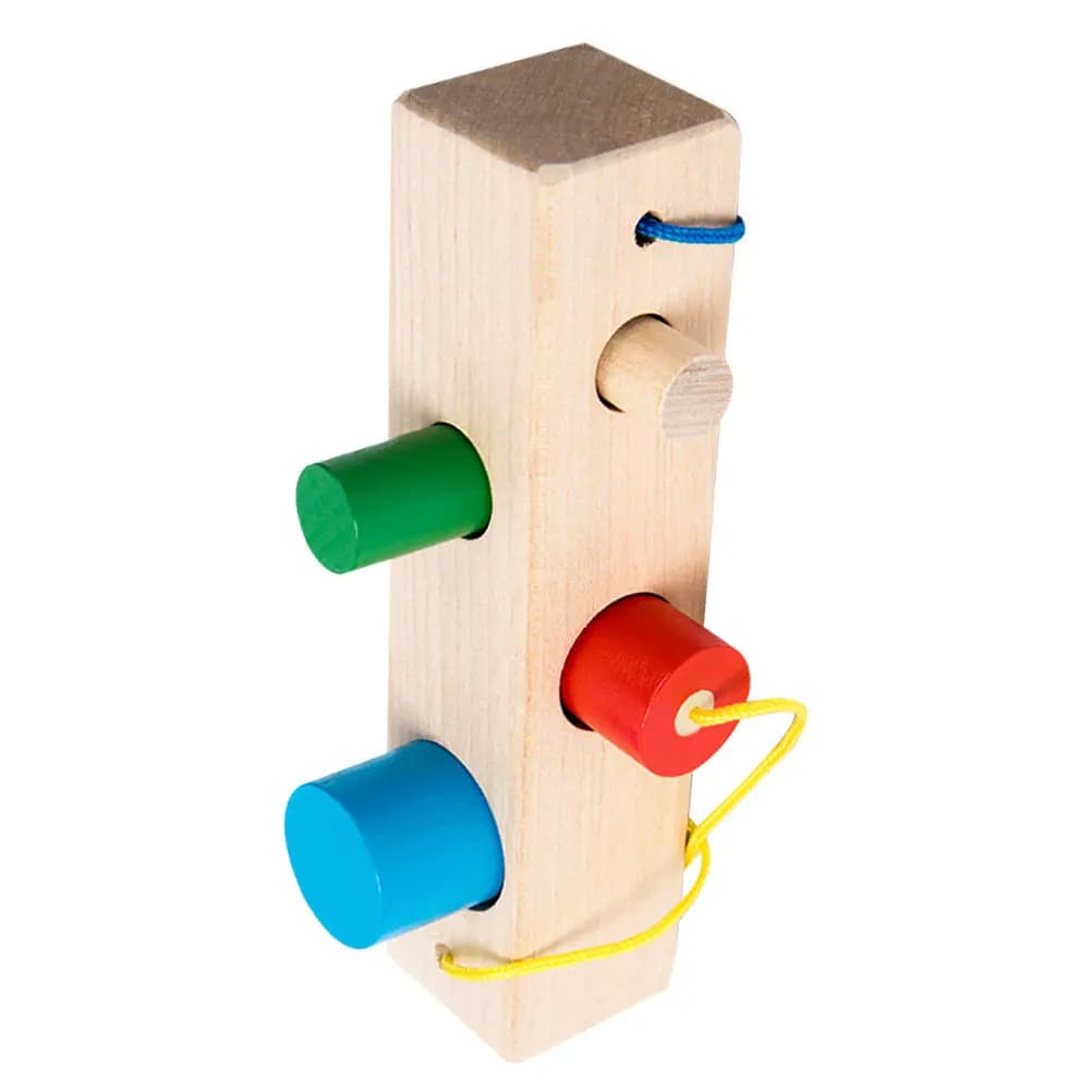 Blocchi di Legno Sensoriali per Bambini, Gioco Educativo di Abbinamento Forme, Sviluppa la Coordinazione Occhio-Mano e il Pensiero Logico