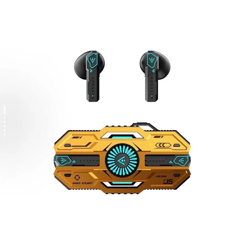 X37 Auricolare wireless Bluetooth Mecha Cool Esports Auricolari da gioco HIFI Stereo HD Chiamata Auricolare Gamer Riduzione del rumore Bassa latenza