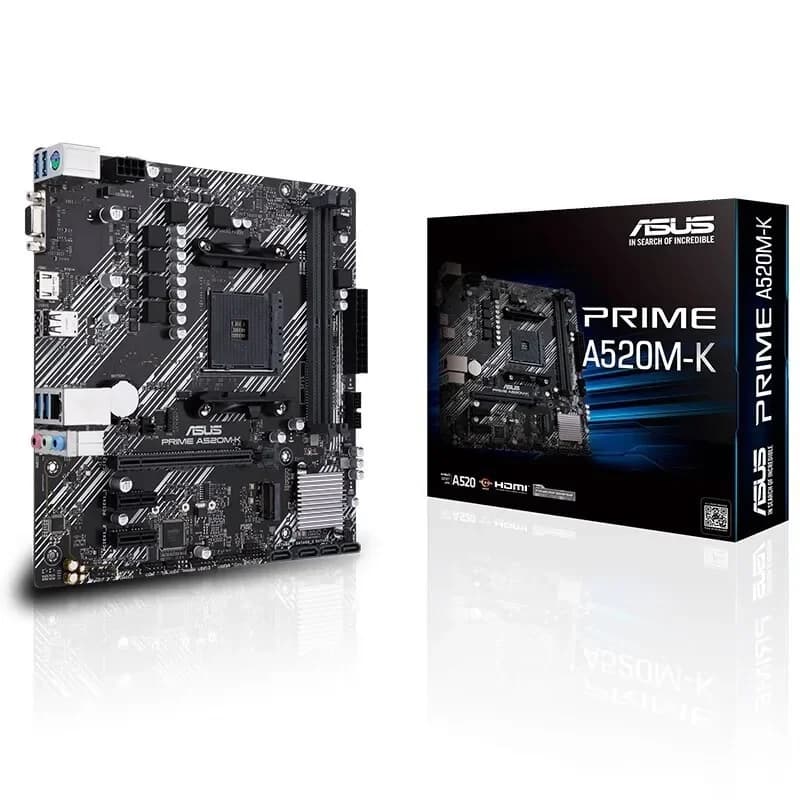 Scheda madre A520M-K per computer desktop da gioco e ufficio, supporta CPU con interfaccia 5500AM4