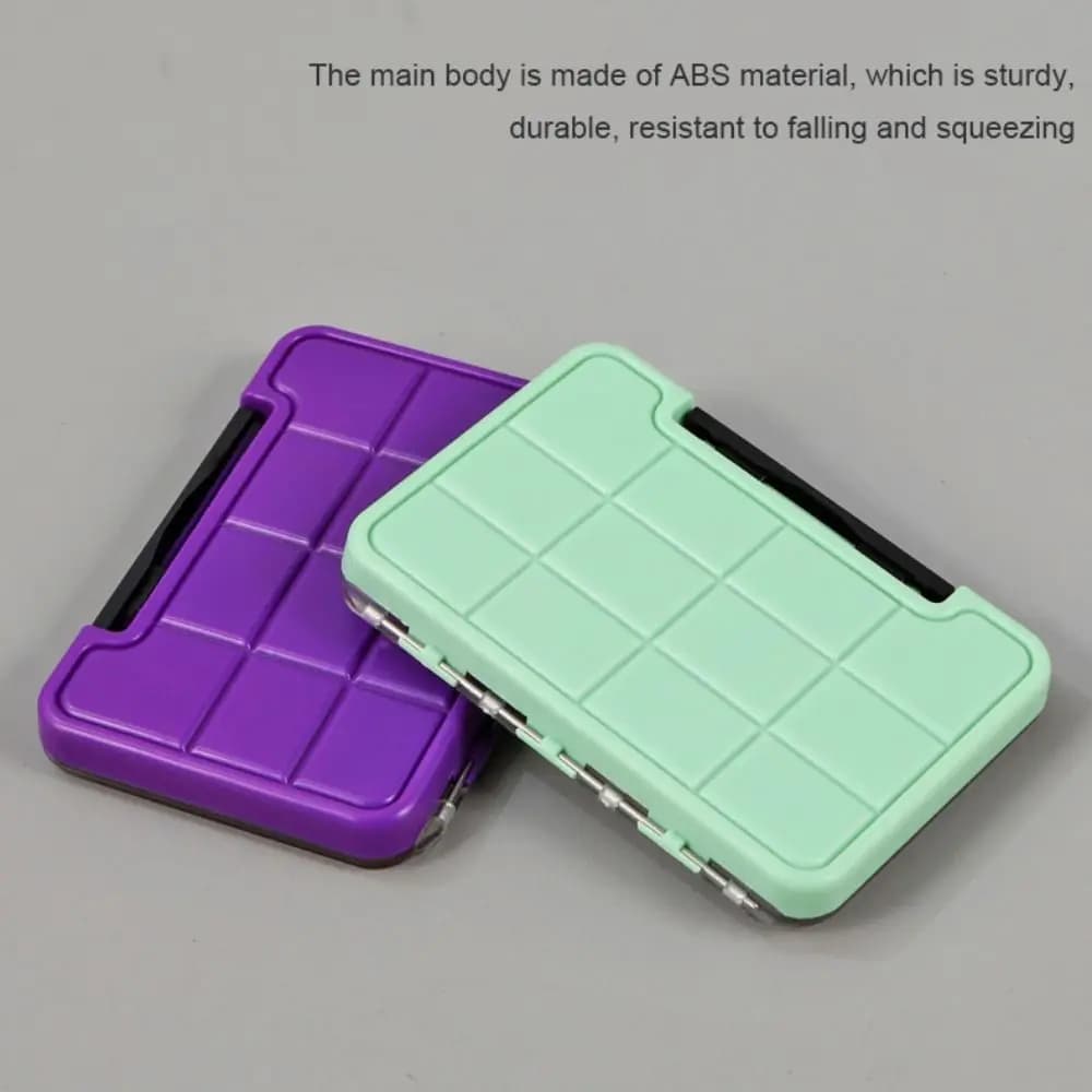Plastic Magnetic Fishing Tackle Box Fishing Accessories 4/8/12 Compartments Fishing Lure Bait Box Portable