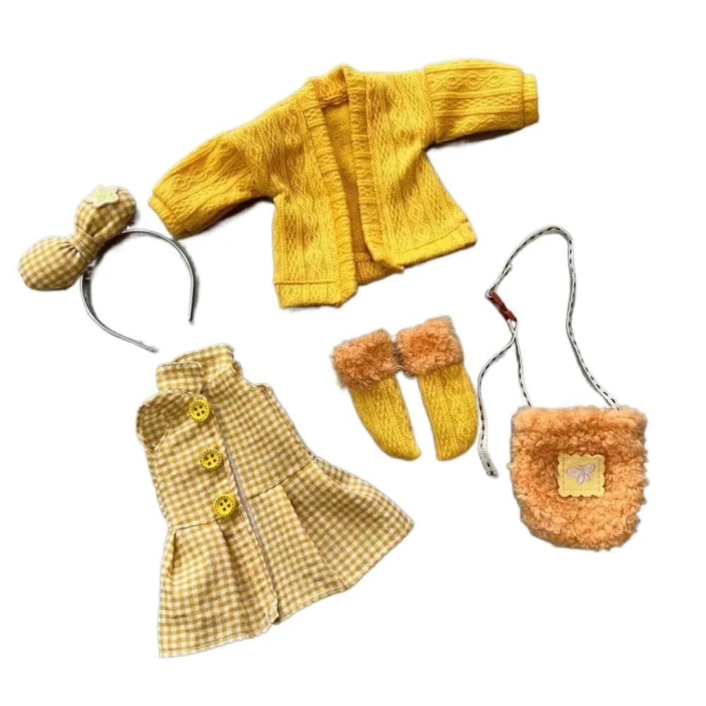 Fashion 30cm Doll Clothes Sweater Coat Fall and Winter Style Doll Dress Pretty Casual 1/6 BJD Doll Outfit Set Girl Toy Gift