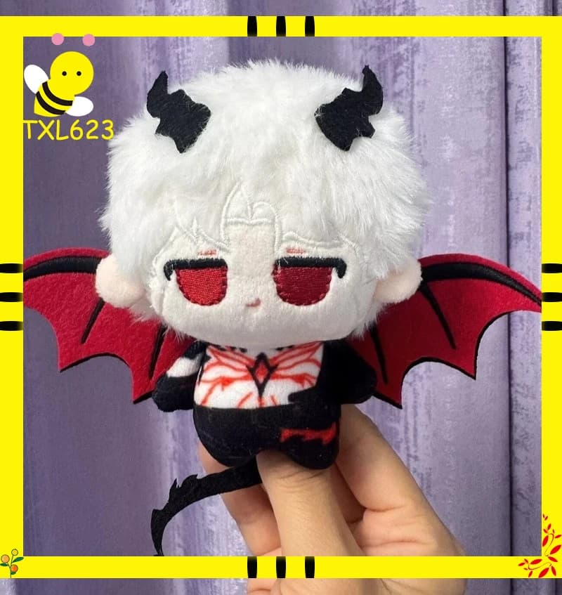 Peluche Sylus Drago dell'Amore e dello Spazio Profondo da 10 cm, Simpatico Pupazzo Anime Imbottito, Adorabile Ciondolo per Borsa, Portachiavi per Zaino, Regalo per Ragazze