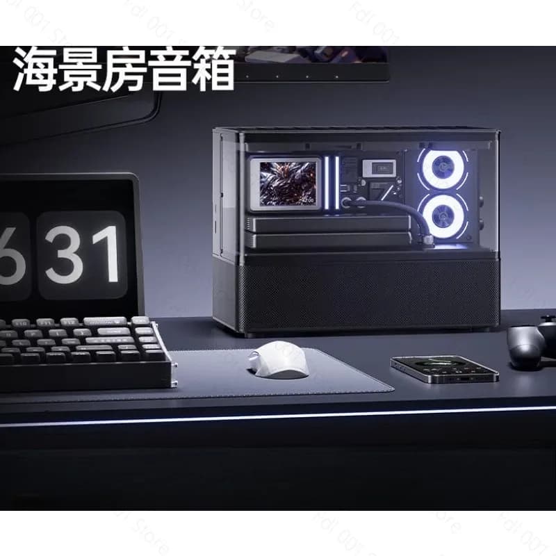 Sea View Room Bluetooth Speaker Table with High Sound Quality Wireless Speaker That Imitates The Chassis