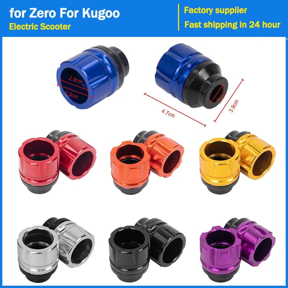 Universal Slider Cup Crash Protector for Zero for Kugoo Electric Scooter Aluminum Alloy Slider Cups Anti Crash Protection Parts