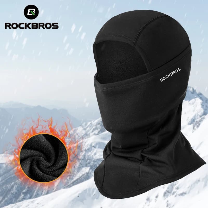 ROCKBROS Full Face Mask Hot Winter Scarf Sundam Fishing Skiing Hiking Bike Mask Breathable windproof cover