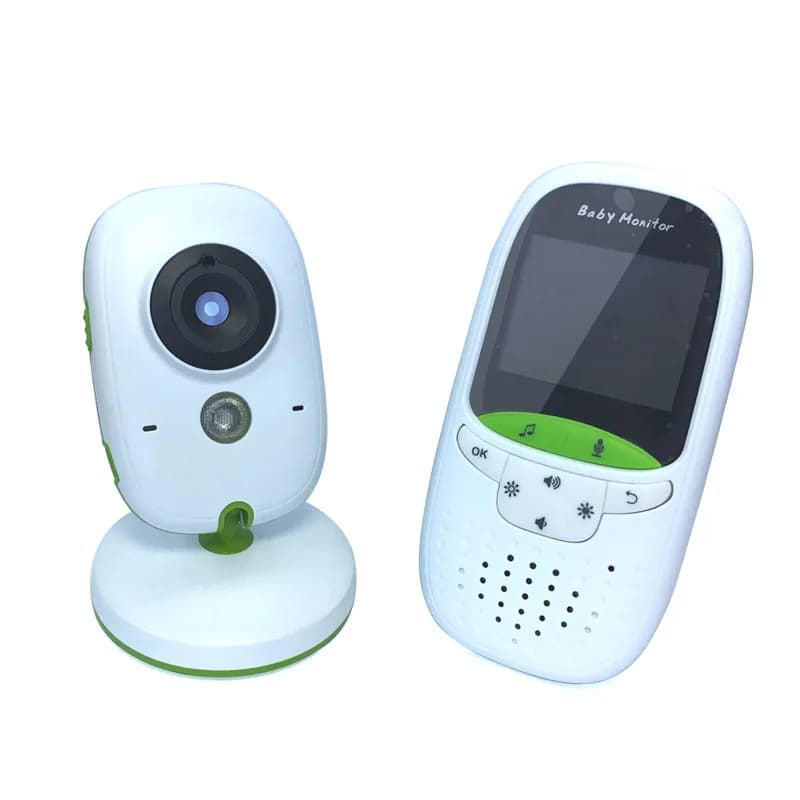 Videocamera per baby monitor da 2 pollici Videocamera wireless per babysitter Conversazione bidirezionale Visione notturna IR LED Temperatura Babi Nanny Camera 8 ninne nanne