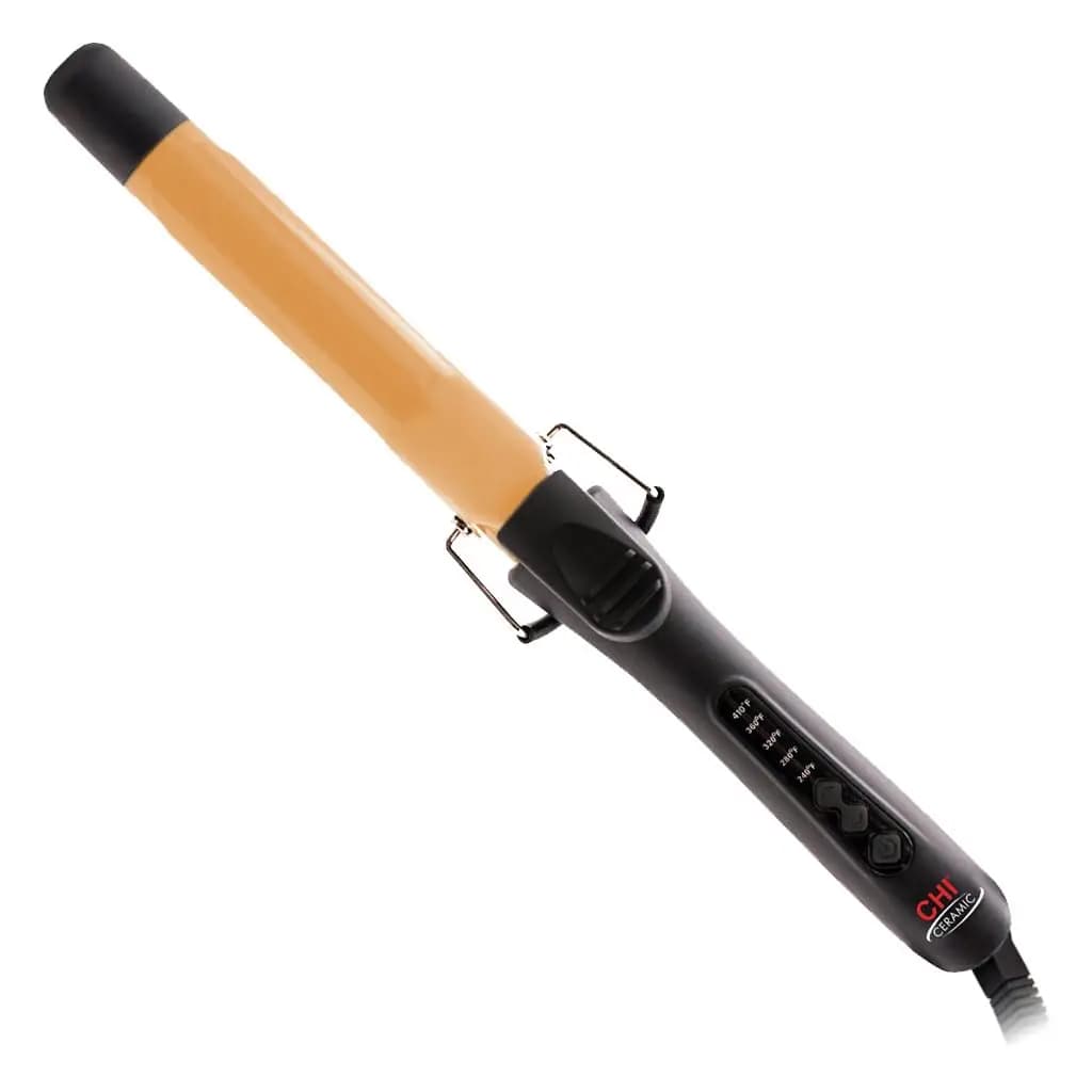 Professional Ceramic Ricciacapelli Iron with Adjustable Temperature, Automatic Shut-off for Ricci and Waves Smooth and Without Crespo, Cylinder 1 Polish