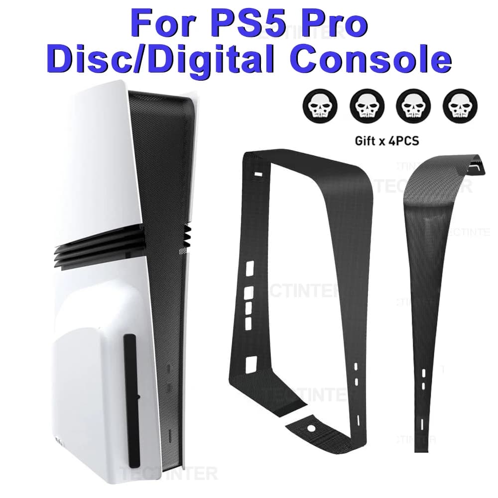Per PS5 Pro Disco e Console Digitale Coperture Antipolvere Filtro Antipolvere Lato Traspirante Protezione Maglia Anti-Graffio Per PS5Pro Accessori