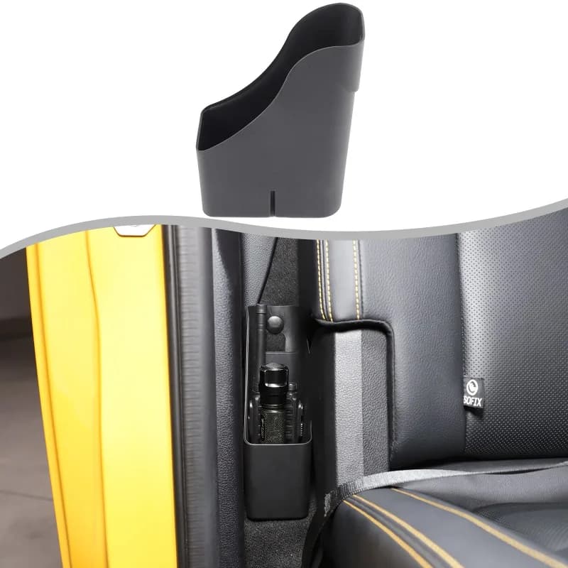 ABS Rear Side Seat Side Storage Box For 2023+ Ford Ranger Seat Storage Box Auto Interior Accessories