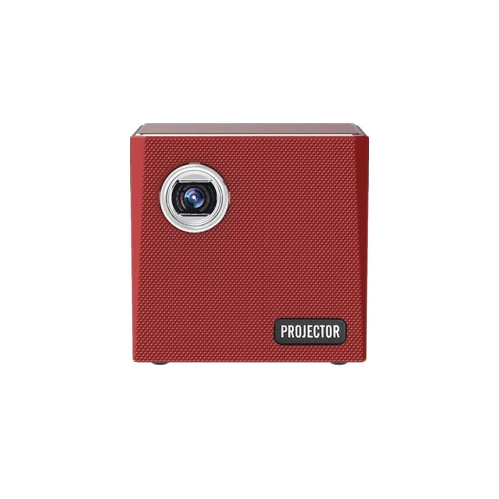 2021 Mini Cube Pocket Proiettore DLP C80 WVGA854 * 480p Auto Keystone Android7.1 ricaricabile Mini Beamer home theater supporto 4k