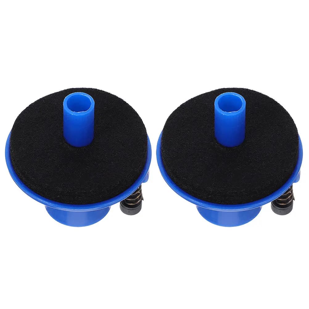 2Pcs Hi-Hat Cymbal Support Pad Clutch Holder for Drum Sets Long-Lasting Plastic Felt Design Quick Install Compatible with Most