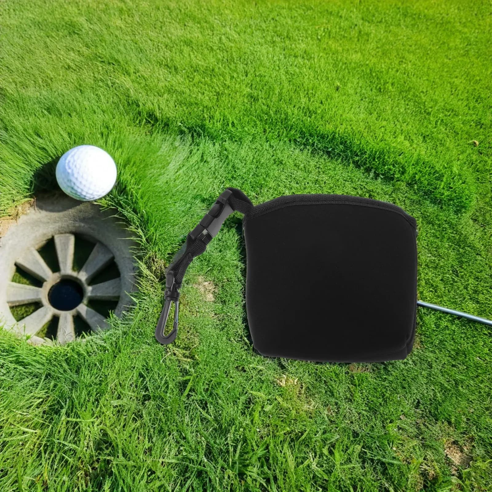 Borsa per la Pulizia del Golf con Clip Regolabile in Vita, Portatile e Impermeabile, Kit Essenziale per la Pulizia delle Mazze e delle Palline da Golf