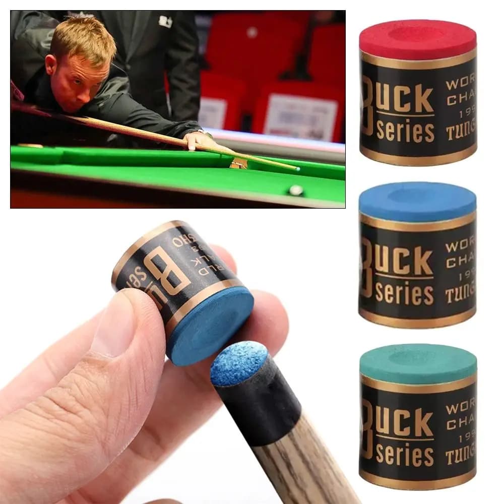 Set di 2 Gessetti Antiscivolo per Biliardo, Gesso per Stecca da Pool e Snooker, Accessori per Biliardo