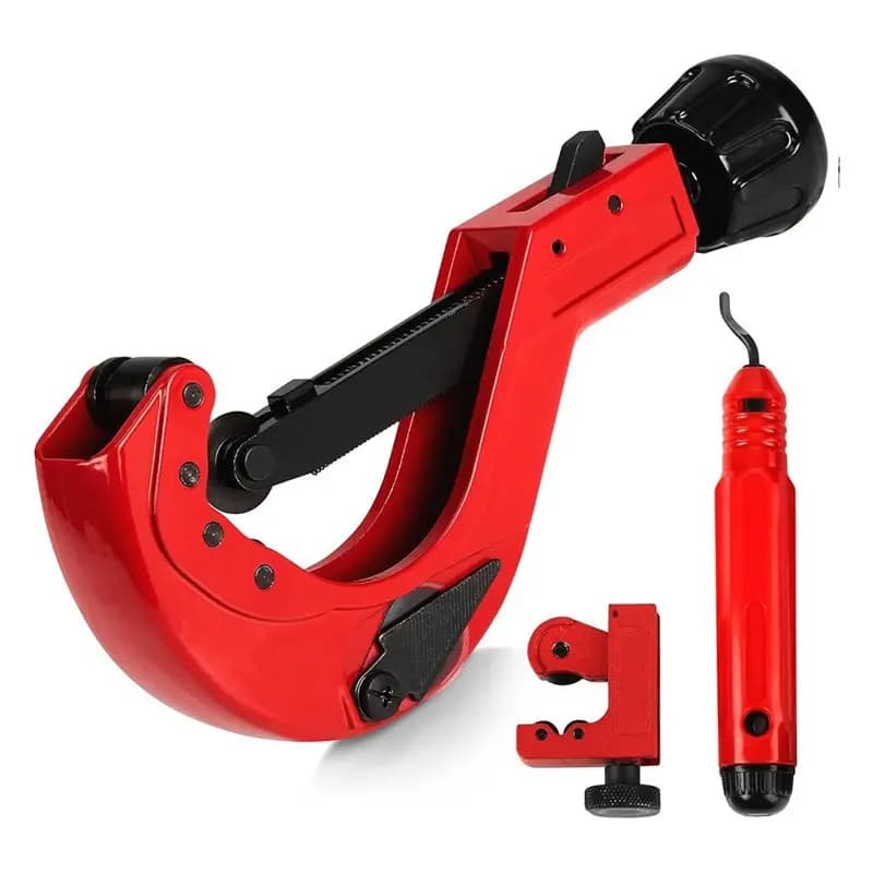 AB66-Tubing Cutter Set With Fast Quick-Adjust For Copper Pipe, PVC, Plastic, Aluminum Mini Tubing Cutter Tool 1/8" To 7/8"