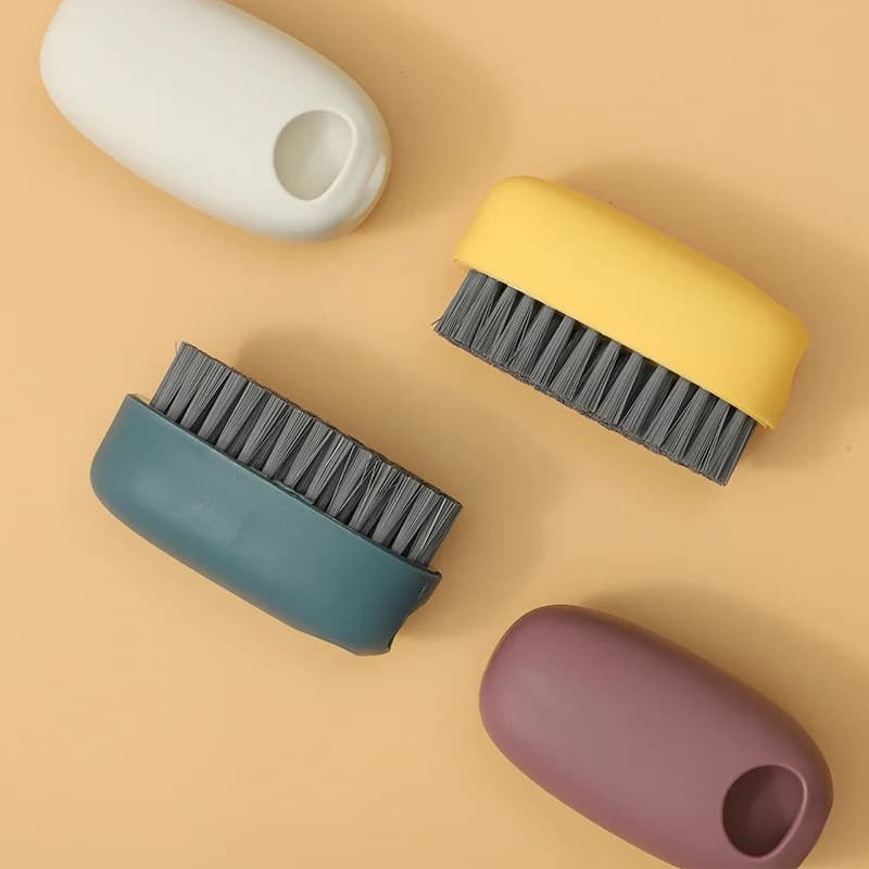 2760 Spazzola per scarpe Pulizia Spazzola multifunzionale per piccole tavole per uso domestico Spazzola per lavare Spazzola per lavare i capelli morbida