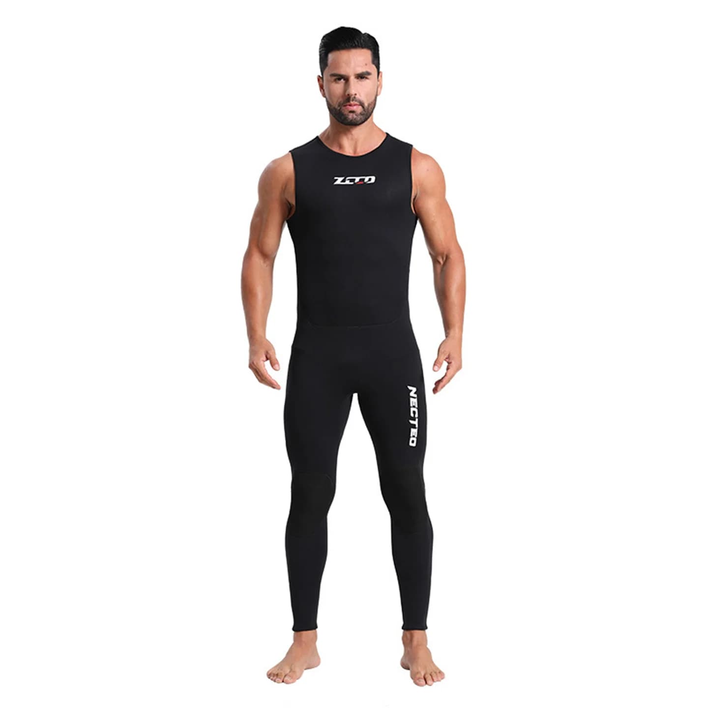 3 mm summer neoprene single-piece elastic mute Men's Sleeveless diver Surf Snorkeling Underwater Fishing Full costume