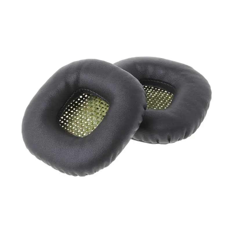 2 pezzi di cuscinetti per cuffie in pelle per MARSHALL MAJOR I II auricolari auricolari in schiuma cuscino in spugna fodere per auricolari Major 2 Bluetooth
