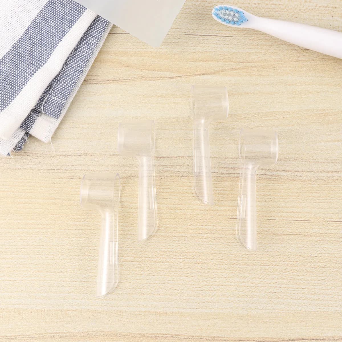 18 Pieces Covers Electric Toothbrush head, Protective Housing Travel Dust, Container Travel Toothbrush, Spare Parts