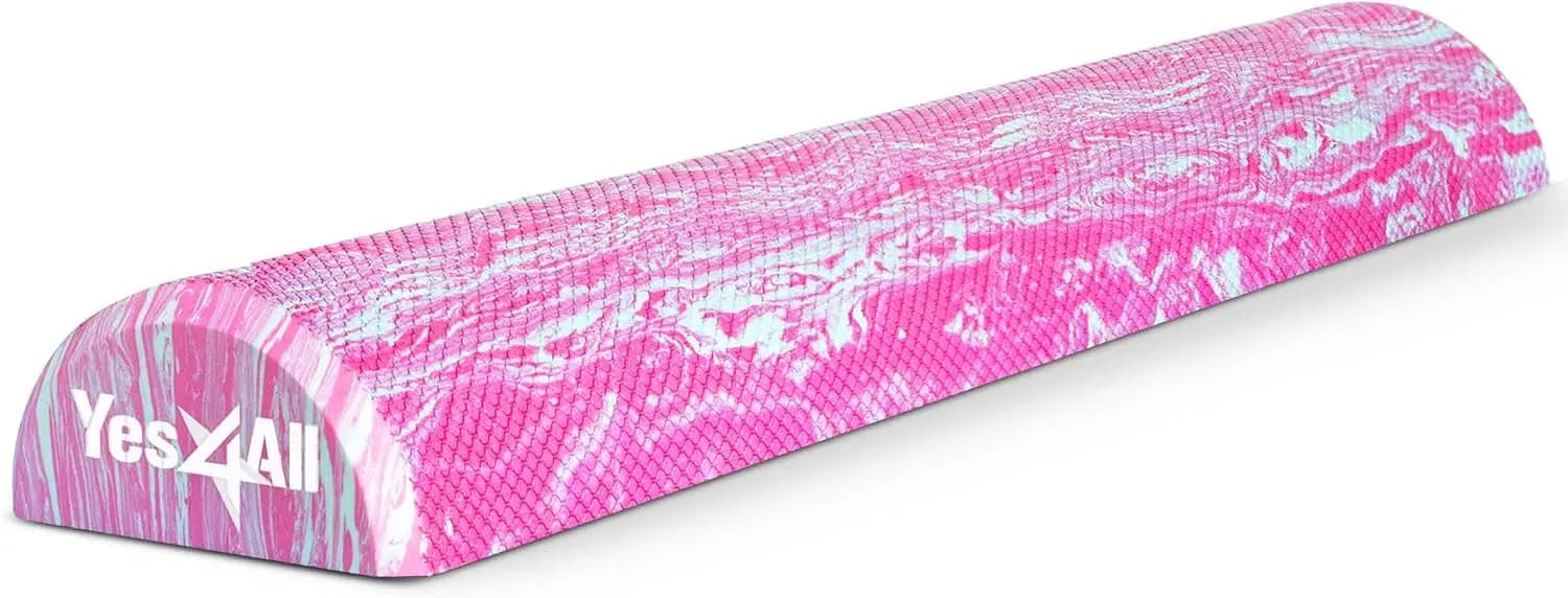 EVA Compact Foam Roller for Physical Therapy Half yoga Back Roller for muscle massage, back pain relief - 12/36 inches